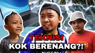 Begini akibatnya, Teknisi yang sok jago berenang di lautan ?!