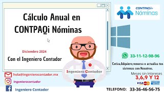 Calculo Anual Nominas ContPAQi Nominas #contpaqi #nominas