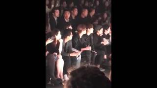 Junsu being so serious at Shanghai Fashion Week