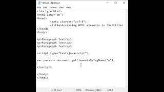 Get Elements By Tag Name in JavaScript - JavaScript #shorts 99 🚀