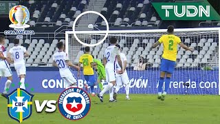 ¡Qué CERCA! Gran BOMBAZO de Danilo | Brasil 0-0 Chile | Copa América 2021 | 4tos final | TUDN