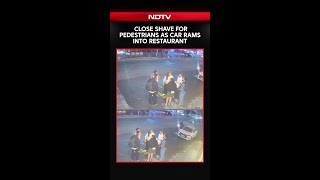 On Camera, Drunk Driver Jumps Divider, Crashes Car Into Bengaluru Restaurant