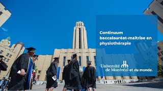 Continuum baccalauréat-maîtrise en physiothérapie