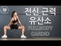 NO 층간소음 NO 관절무리 30 분 전신 근력 유산소 홈트 - 체지방 태우는 다이어트 올인원 운동 || Full Body Cardio Workout