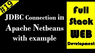 JDBC connection with MySQL in Apache Netbeans