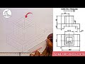 ISOMETRIC PROBLEMS IN ENGINEERING DRAWING. #technicaldrawing