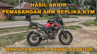 MODIFKASI CB150R GANTI SWING ARM REPLIKA KTM | part 2