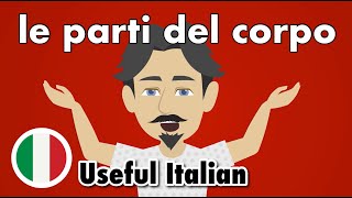 Learn Useful Italian: Le parti del corpo - The Parts of the Body