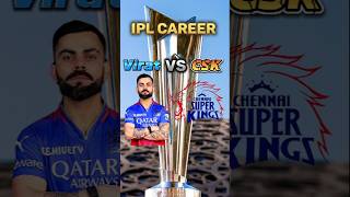 Virat Kohli Vs CSK Ipl Career #shorts #cricket #viratkohli #csk #ipl #trending