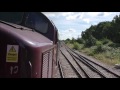 hd wcr 37668 37669 thrash on the scarbourgh spa express from carnforth scarbourgh