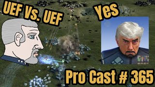 🤠UEF Vs. UEF🤠Supreme Commander 2 Pro Cast # 365 1v1 on Open Palms - Steal Speaks