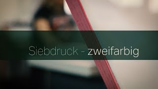 T-SHIRTDRUCK 🠆 ZWEIFARBIG 🠆 SIEBDRUCK