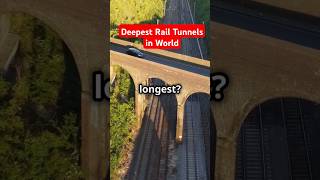 Top 5 Longest and Deepest Rail Tunnels in the World! 🌍🚆 #longest #top #shorts #tunnel