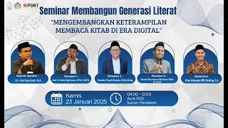 SEMINAR MEMBANGUN GENERASI LITERAT