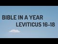 Bible in a Year - Week 7 - Day 7 - LEVITICUS 16-18