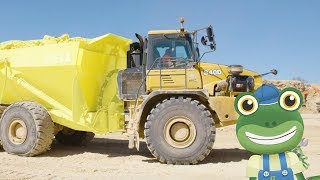 Gecko's Real Vehicles | Vehicles For Kids - Dump Truck | Geckos Garage | Videos For Kids