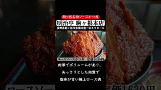 30秒ぶらり長野グルメ　 長野県駒ケ根市　明治亭 駒ヶ根本店　ロースソースかつ丼 　#長野県#駒ヶ根市#長野グルメ#駒ヶ根ソースかつ丼#駒ヶ根グルメ