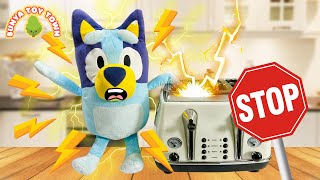 BLUEY Stop! That's Dangerous! 🚫 Kitchen Safety Lessons For Kids | Bluey Pretend Play Stories