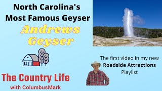 Andrews Geyser - Is it for Real? - I help you uncover the truth about North Carolina's only geyser.