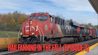 (Record Train Meets at Bloomington Go Station) Railfanning In The Fall (Episode 3)