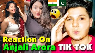 Pakistani Reaction on Anjali Arora Latest TIKTOK VIDEOS - Indian TikToker - R4 Reaction