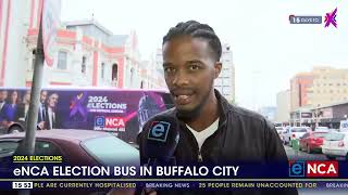 2024 Elections | eNCA Election Bus in Buffalo City