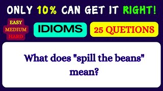 ONLY 10% CAN GET IT RIGHT! | Idioms Quiz | Vocablary Quiz - mindful mosaic 2.0