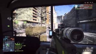 #624　BF4★PS4 非実況　北朝鮮コンクエ　L96