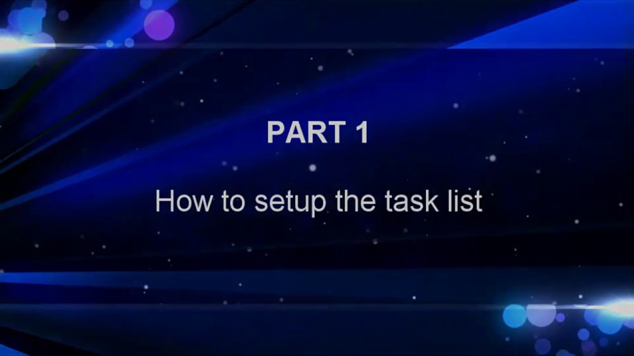 Task List Youtube