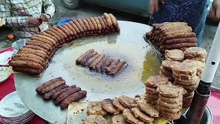 Chicken Tawa Kabab or Chicken Shami Tiki Chungi Amar Sidhu Lahore k Famous