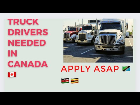 How To Immigrate To CANADA 🇨🇦 As A Truck Driver JOBS |PROCESS |. No ...