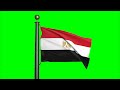 Egypt flag   Green Screen   Motion background   4K UHD 60fps   Royalty Free   Flag footage