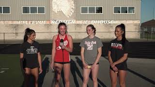 Bellevue Girls 4x100 Meter Relay Interview - 04/30/24