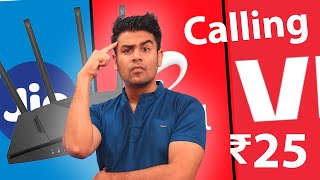 Best Only Calling Plans Jio, Airtel & Vi if You Have WiFi at your Home