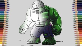 EPIC LEGO Incredible HULK Coloring Page | Find You There - Back To Time [NCS Release]