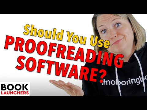 Will proofreading software help you edit a book?