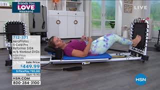 AeroPilates 5Cord Pro Reformer 5104 with 6 Workout DVDs