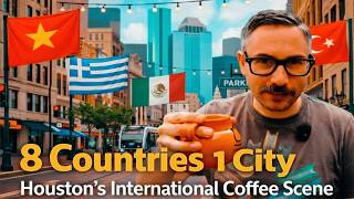 Drinking Coffee from around the world without ever leaving Houston, Tx.
