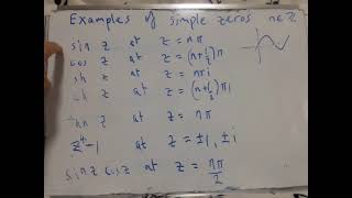 Examples of simple zeros