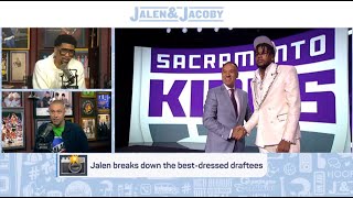 Jalen Rose rates the best-dressed draftees 👔 | Jalen & Jacoby