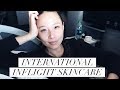 My International In-Flight Skincare Routine | Airplane Skincare | Aja Dang