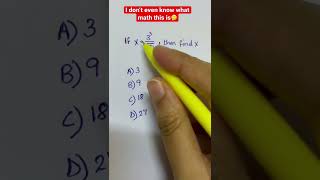 Find x #math #youtube #mathtrick #shorts #learning #youtubeshorts #tutor #youtuber #genius