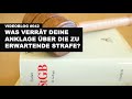 Was verrät Deine Anklage über die zu erwartende Strafe?