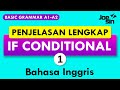 IF CONDITIONAL 1 | Penjelasan Lengkap dan Contoh | Belajar Grammar Dasar Bahasa Inggris