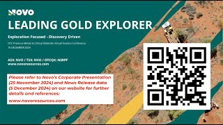 Novo Resources | Precious Metals \u0026 Critical Materials Virtual Investor Conference