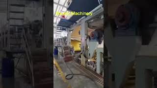 Kraft paper making machine production line