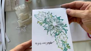 A little Christmas card inspiration - Simple but Effective