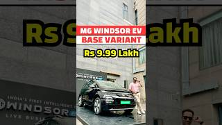 MG Windsor EV Base Variant Explained at Rs 9.99 Lakh Electric CUV 😎 Tata Nexon EV \u0026 Curvv EV Rival