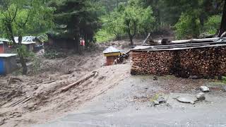 Flood in Chame Manang