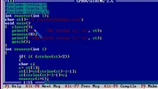 C Program String Reverse - Recursion part - 1